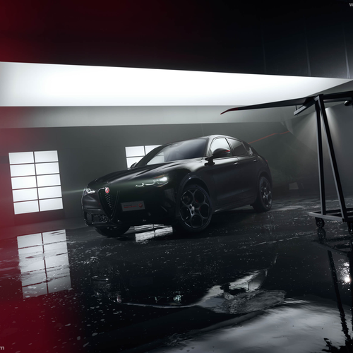 2027 Alfa Romeo Stelvio Luna Rossa Front View